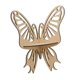 thumbnail image 3 of Estante esquinero con forma de mariposa, estante esquinero de pared, versátil y decorativo para el hogar. Estilo A, 3 of 8
