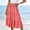 Red, variant on Sentmoon Womens Maxi Skirts Elastic Waist Mini Skort Fashion Solid Color Loose Fit Skorts for Women for Travel and Vacation S-2XL