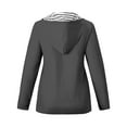 thumbnail image 4 of adviicd Women's Waterproof Rain Jacket - Lightweight Breathable Cycling Windbreaker for Outdoor Sports & Commuting Grey, XL, 4 of 5