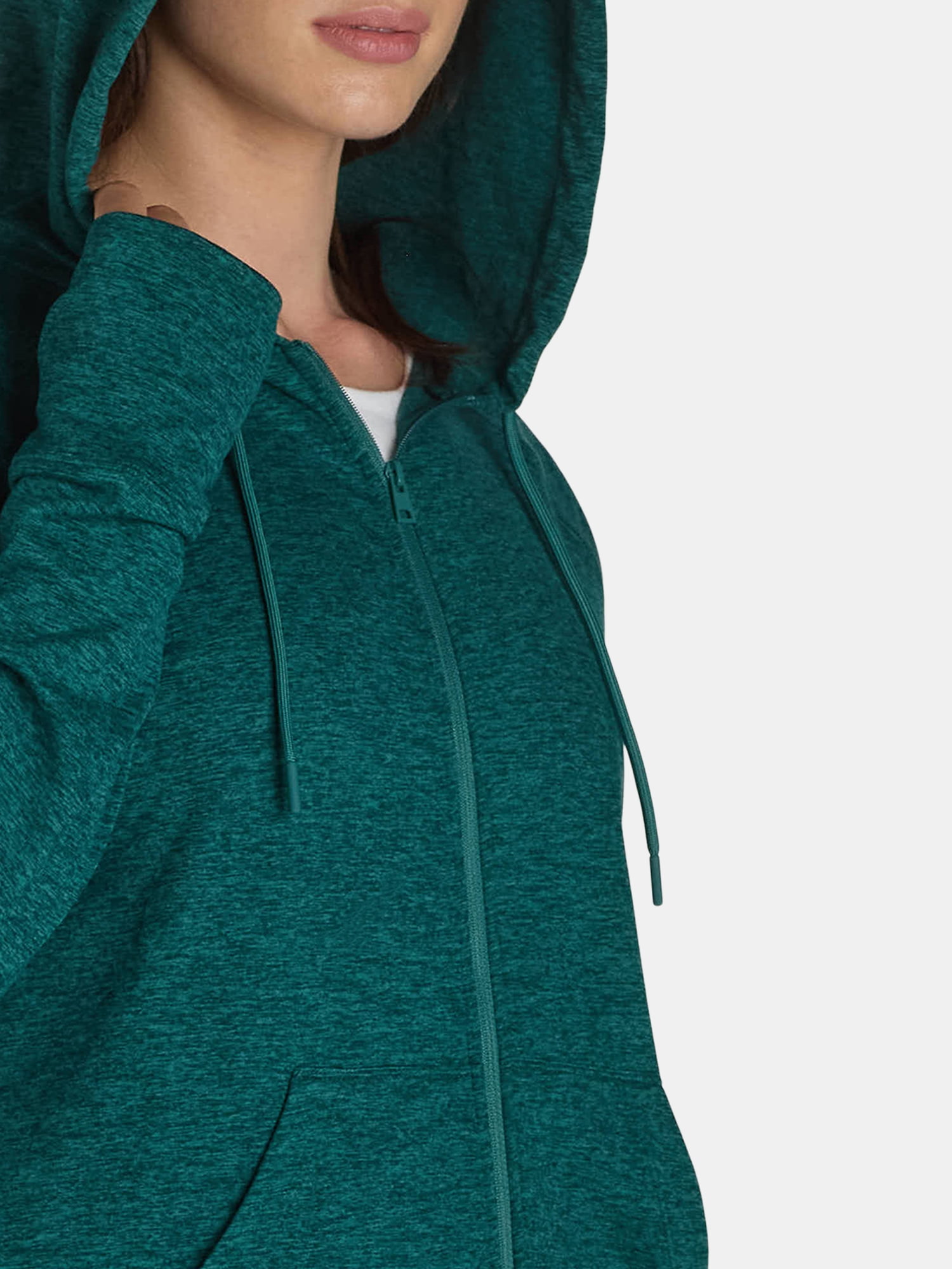 Athletic Works Women's and Women's Plus ButterCore Zip-Up Hoodie, Sizes XS-4X