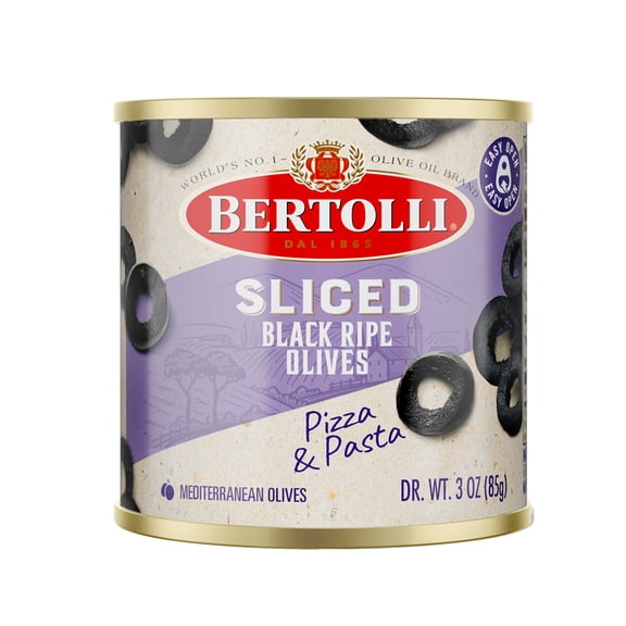 Bertolli Sliced Black Olives 3 oz
