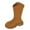 Brown_1, variant on Platform Boots For Women Winter Knee High Boots Faux Fur Boots Suede Mid Calf Slip On Fuzzy Knee High Comfortable Round Toe Chunky Heel