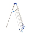 thumbnail image 1 of 2xAncient Chinese Cosplay Drama Hair Stick Pin Tassel Bell Bead Blue Sunnimix Palo de pelo chino antiguo, 1 of 6