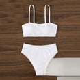 thumbnail image 5 of Blmnix Swimsuit for Women Tankini Swimsuits Two Piece Swimsuit Modest Swimsuits Swimwear White Boat Neck Tankinis Swimwear for Women,M, 5 of 5