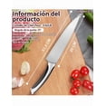 thumbnail image 4 of Cuchillo Chef Xtellar De Cocina Acero Inoxidable Alto Profesional Cuchillos De Cocina 8 Inch Forjado A Mano Color Plateado, 4 of 5