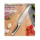 thumbnail image 4 of Cuchillo Chef Xtellar De Cocina Acero Inoxidable Alto Profesional Cuchillos De Cocina 8 Inch Forjado A Mano Color Plateado, 4 of 5