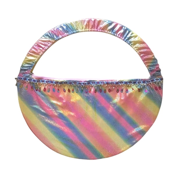 Ejercicio Hoop Bag Organizer Carrier Tote Obstacle Curso anillo Bolsa Bolsa de almacenamiento de aro para juegos de fiesta en el escenario juegos de Charmes de cuentas m