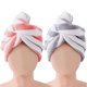 thumbnail image 3 of 2 envolturas de toalla de microfibra para el cabello, secado rápido, gorro absorbente para el cabello seco para mujeres, turbante suave para la cabeza del baño, 3 of 5
