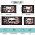 thumbnail image 3 of Skull Plush Pillow Case, Zippered Bed Pillow Pillowcases, Super Soft and Cozy Pillowcase Covers for Sleep Decor Giftsation - King Size 20x40in, 3 of 7