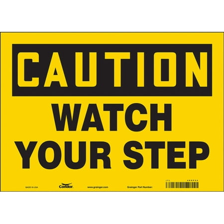 

Condor Safety Sign 10 inx14 in Vinyl 469P54 469P54 ZO-G5504919