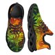 thumbnail image 1 of Zapatillas de plataforma con estampado 3D de hojas de marihuana para mujer, zapatos de malla transpirables con cordones, nuevo estilo, 1 of 6