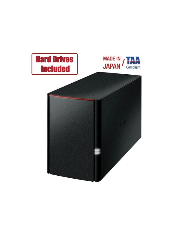 Buffalo LinkStation SoHo 2Bay Desktop 8TB Hard Drives included LS220D0802B