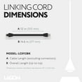thumbnail image 3 of Inlight 12-Inch Linking Cord Under Cabinet Light, Black, LC0112BK, 3 of 6