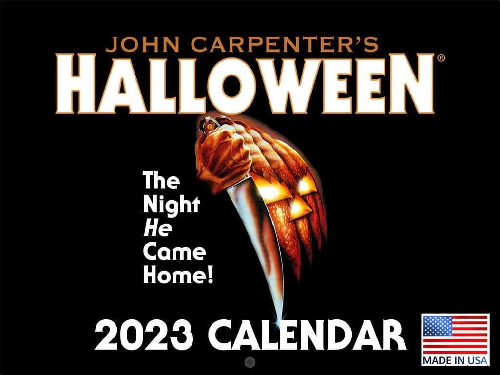Halloween Movie Calendar 2023 Monthly Wall Hanging Calendars John