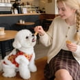 thumbnail image 3 of Dog Lion Dance New Year Outfit, Winter Pet Warm Coat For Cats, Chinese New Year Pet Apparel, Pet Clothing M Size, 3 of 6