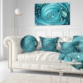 thumbnail image 3 of Designart Precious Blue Fabulous Pattern - Abstract Throw Pillow - 12x20, 3 of 5