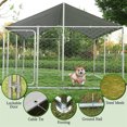 Outdoor Dog Kennel,Large Dog Playpen Outdoor Dog Fence for Backyard Dog