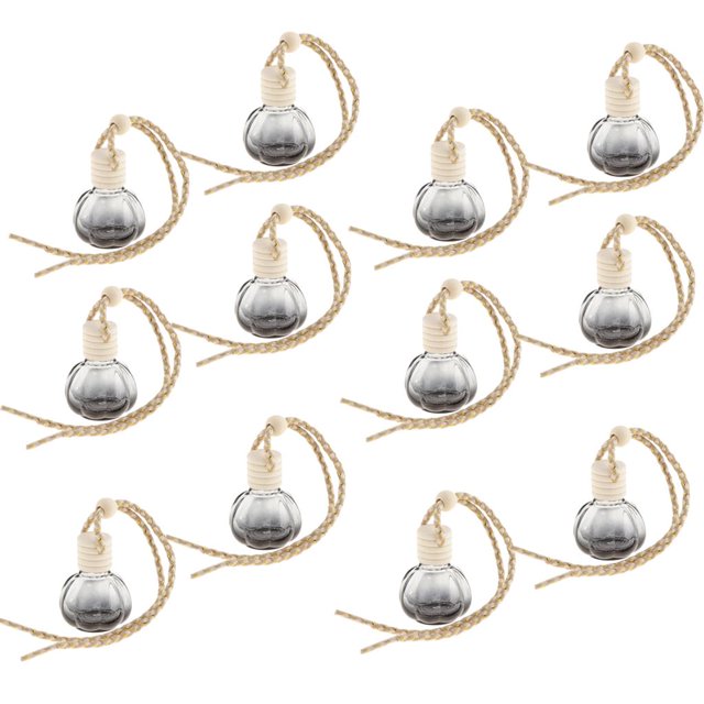 12x Pequeña Botella de Perfume Vacía Colgante Difusor de Aceite Esencial Recargable de Aire para Viajes de Dormitorio de , Ca Gloria Botella de perfume del coche