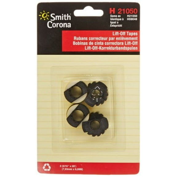 Smith Corona H21050 Lift-Off Correcting Tape Spools, Pack of 2