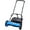 Blue#31, variant on 14-Inch 5-Blade Push Reel Lawn Mower with Grass Catcher, BLUE COLOR,