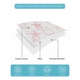 thumbnail image 4 of Full Size Quilt Bedding Set, Pink Coastal Reversible Summer Quilt 3 Pieces, Starfish Nautical Ocean Sea Wooden Lightweight Bedspreads Coverlets with 2 Pillow Shams for All Seasons, 4 of 5