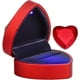 thumbnail image 1 of bote Bague En Velours, Forme De Coeur Bote De Bague Avec Lumire Led Bote Bijouxpour Mariage, Proposition, Fianailles, 1 of 5