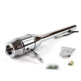 thumbnail image 1 of Tilt Column Chrome - Floor Shift 3.5 in. Drop 6 Hole Yellow Push Button, 1 of 1