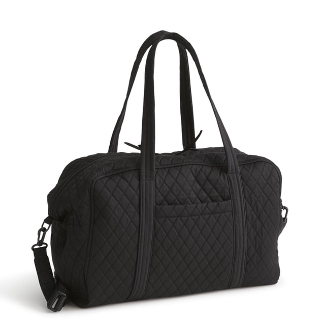 Bolsa Vera Bradley de algodón premium Miramar Weekender Moonless