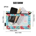 thumbnail image 3 of ALAZA 2 Pack Pencil Pouch Watermelons Pencil Case for 3 Ring Binder Clear Window Pencil Bag Organizers, 3 of 6