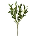 thumbnail image 2 of Mdesiwst 1Pc Artificial Olive Leaf Branch with Stem Faux Green Plants Greenery Home Table Centerpiece Wedding Decoration, 2 of 8