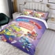 thumbnail image 3 of Super Cosas Conjunto de sábanas temático, trío de piezas, cómodo y amigable con la piel, diseño único, regalo de decoración para el hogar para familiares, amigos y fans,140cm *210cm, 3 of 6