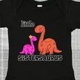 thumbnail image 4 of Inktastic Little Sistersaurus Girls Baby Bodysuit, 4 of 5