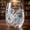 B, variant on Stemless Wine Glass Vintage Zodiac Embroidery Horoscope Tumbler | Astrology Gift for Aquarius, Cancer, Gemini, Pisces | Durable Glass Cup for Cocktails, Water, Home Bar