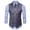 Gray, variant on ZCFZJW Men's Suit Vest Double Breasted Dress Vest for Men Slim Fit Formal Business Waistcoat Tuxedo V-Neck Solid Vest for Wedding Blue XL