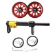 thumbnail image 3 of Bike Cargo Rack Rear Set For Folding Bike Cyclists Red Telescopic Rod Cargo Carrying 1 Set, 3 of 3