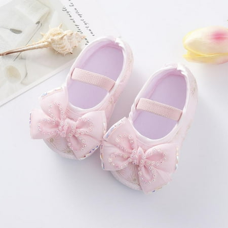 

Baby Girls Princess Shoes Lovely Princess Shoes Buckle Design Fashion Bow
