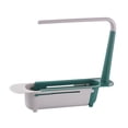 thumbnail image 1 of Moyic Soporte telescópico para fregadero, soporte extensible para esponja para baño Organizadores de utensilios de cocina Verde 32x6x27cm, 1 of 6