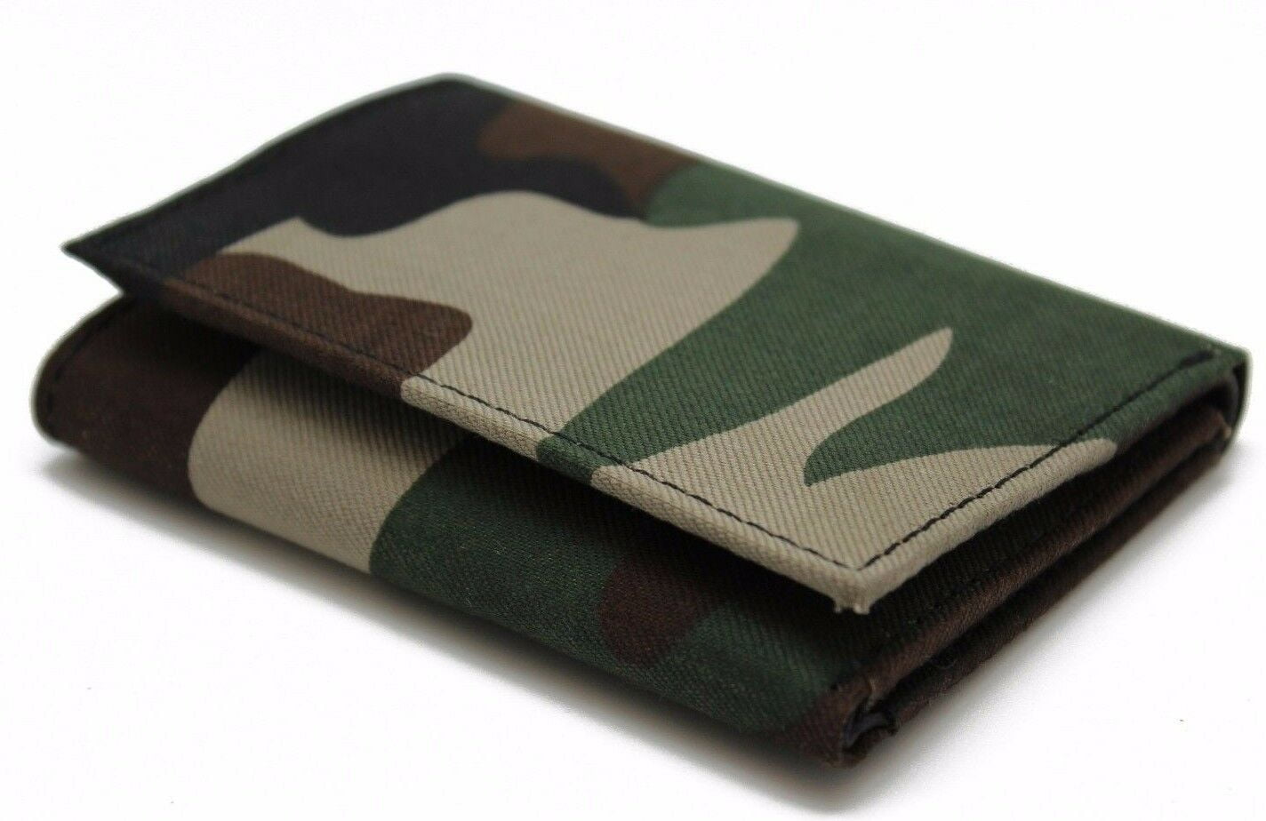 Juzar Tapal Collection Army Military Men's Leather Trifold
