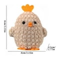 thumbnail image 3 of DefiDgd 3.14inch Mini Plush Chick Doll,Cute Stuffed Chicken Ornament,Soft Plush Doll Set for Easter Birthday Home Decoration,Gift for Families Friends(Coffee), 3 of 7