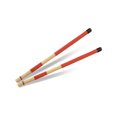 thumbnail image 1 of Soidarity 2 uds baquetas tacos de bambú Fascis accesorios piezas de varillas de percusión balada profesional música folk mango de goma Accesorios para instrumentos musicales Rojo Soidarity OD029367-02, 1 of 1