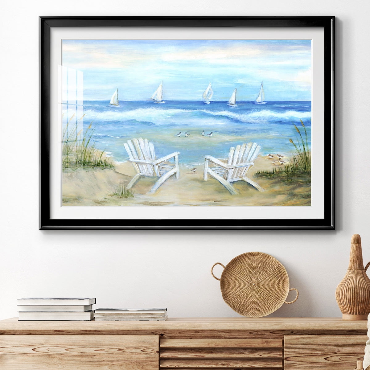 Seaside Escape Premium Framed Print - Ready to Hang