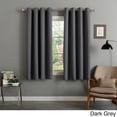 thumbnail image 5 of Aurora Home  Silver Grommet Top Thermal Insulated 63-inch Blackout Curtain Panel Pair, 5 of 5