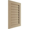 thumbnail image 2 of Ekena Millwork 18"W x 45"H Timberthane Rustic Smooth Vertical Faux Wood Non-Functional Gable Vent, Primed Tan, 2 of 5