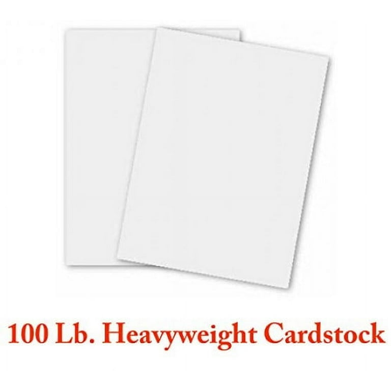 100lb Bookweight Paper (Glossy Paper) vs. 14 pt. Cardstock (Thick