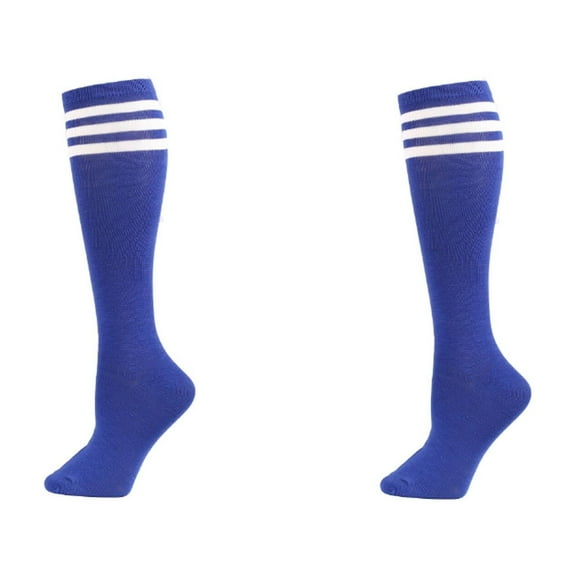 AUQ 2Pair Knee High Socks,Chemical Fiber Ankle Socks for Women,Socks for Women,Blue