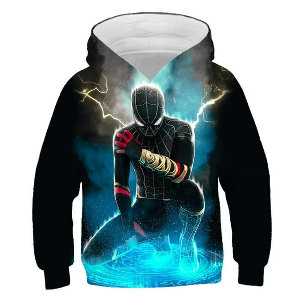 Nuevo otoño Marvel Avengers Hulk Sudadera de dibujos animados Ropa para niños Superhéroe Tops Sudaderas con capucha para bebés Niños O-cuello Ropa 2-14Y12T zhangyuxiang CONDUJO