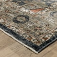 thumbnail image 3 of Oriental Weavers Eliana Area Rug - ELI07 - 3'3" x 5' - in Blue/ Grey - Vintage Inspired, Stain Resistant, Family and Pet Friendly , Entrway, Bedroom Rug, 3 of 3