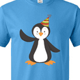 thumbnail image 4 of Inktastic Cute Penguin, Baby Penguin, Penguin with Party Hat T-Shirt, 4 of 5