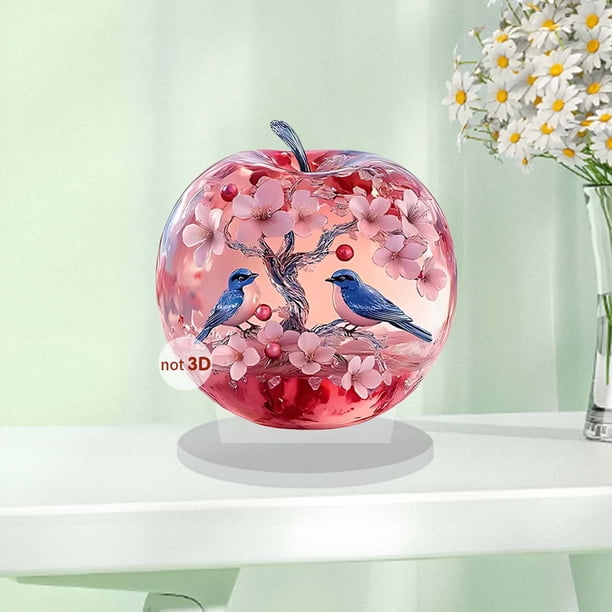Espejo acrílico 2D colorido para decoración navideña | Manualidades festivas para el hogar | Arte acrílico reflectante vibrante para sala, comedor y oficina | Idea de regalo para fiestas, cumpleaños