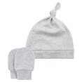 thumbnail image 4 of KEINXS Baby Hat and Mittens Set Newborn Kids Knot Baby Hat Winter Infant Caps, 4 of 5